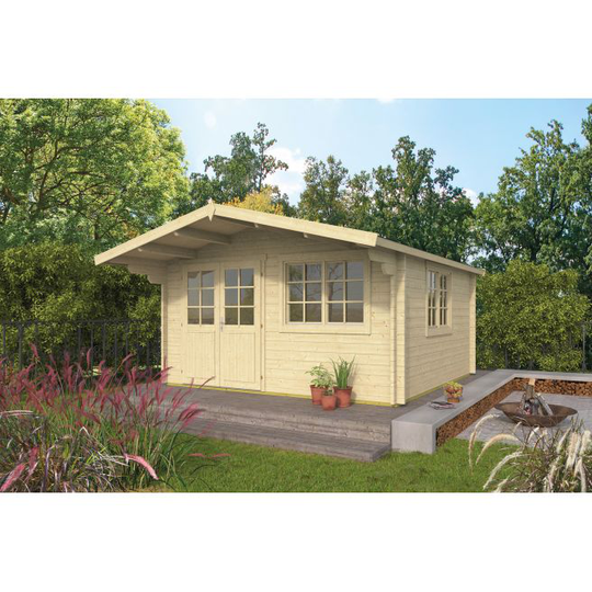 Denton Bjælkehytte - 44 mm - 400620N - 17,64 m²