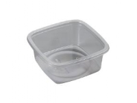 Bakke 1-rum M 40-41 260 ml 100x100x40 mm APET Klar,848 stk/krt