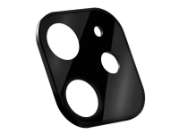 QDOS OptiGuard - Objektiv beskyttelse for mobiltelefon - glas - rammefarve sort - for Apple iPhone 11