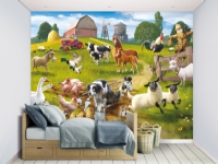 Bondegårds sjov tapet 243 x 305 cm