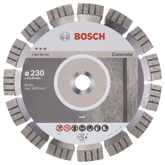 Bosch Diamantskive 230mm Best Beton - 2608602655