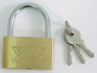 MEGA Brass padlock 50mm 3 keys - 24050