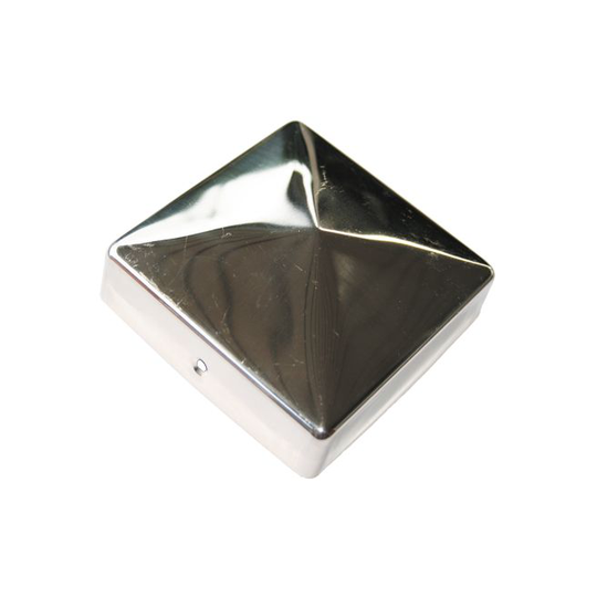 Stolpehat Rustfri 101x101 Mm