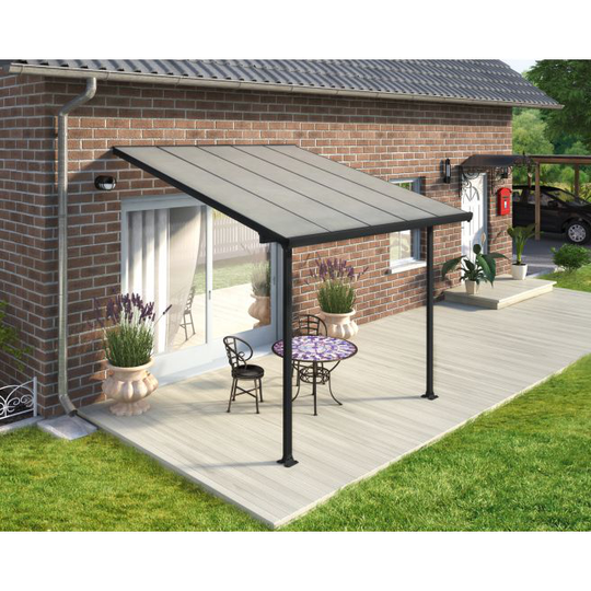 Palram - Canopia Feria Terrasseoverdækning 9,1 M2 Grå