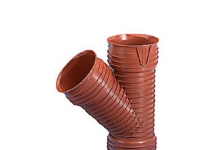 Grenrør 45 gr. 250x200mm - Wavin RIB