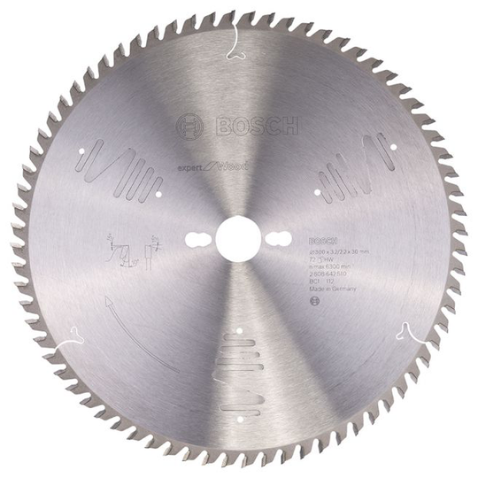Bosch Rundsavsklinge 300x3,2x30mm 72t Exp Wood - 2608642510