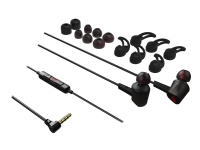 ASUS ROG Cetra II Core - Øreproptelefoner med mik. - i øret - kabling - 3,5 mm jackstik - sort, rød