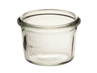 Patentglas Weck 80 ml Ø6.8x4.65 cm uden Låg Glas,1 stk