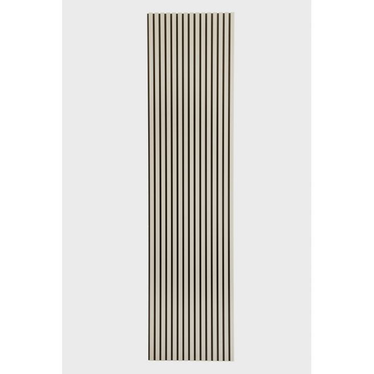 Acupanel Linoleum 2400x600 Mushroom 4176 Sort MDF - Sort Filt - Akustikpanel