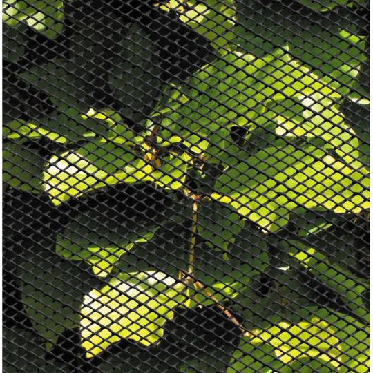 Insektnet sort plast, 1,9 x 1,9 mm 60 cm x 2,5 m - 107-611