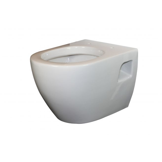 Nautic New Design Væghængt Toiletskål, HvidBrug Toiletsæde 6825013.