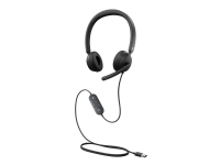 Microsoft Modern USB Headset - Headset - på øret - kabling - USB - sort - Certified for Microsoft Teams