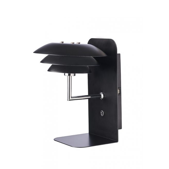 Dyberg Larsen DL20 USB Shelf Matt Black