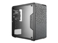 Cooler Master MasterBox Q300L - Tower - micro-ATX - sidepanel med vindue (akryllisk) - ingen strømforsyning (ATX / PS/2) - sort - USB/Lyd
