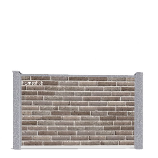 Wimex Aalborg Royal Fibercement Hegn - RoseGrey Startsæt H 90 cm B 197 cm
