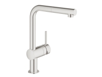 GROHE Minta, Træk ud, Rustfrit stål, Dørgreb, Enkelt, 1/2, Type L