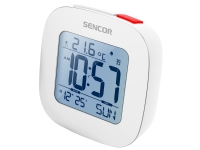 Sencor SDC 1200 W, Digital alarmur, Firkant, Hvid, 0 - 60 °C, F,°C, Alarm