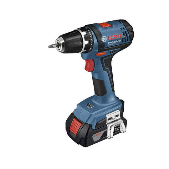 Bosch GSR 18-2-LI Batteridrevet bore-/skruemaskine - 06019B7300
