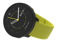Polar Unite - Sportsur med bånd - silikone - lime - båndstørrelse: S/L - Bluetooth - 32 g