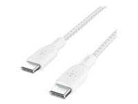 Belkin BOOST CHARGE - USB-kabel - USB-C (han) til USB-C (han) - 2 m - hvid