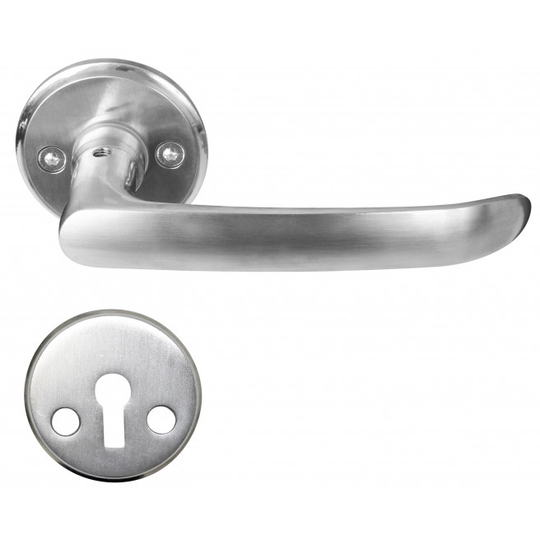 Home-it Dørgreb i mat krom - L-greb - 13358