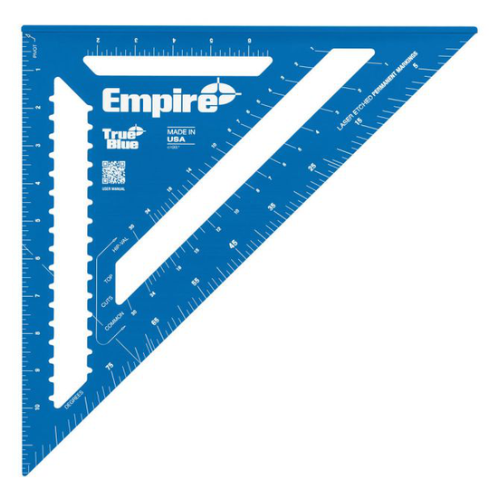 Empire True Blue® snedkervinkel med tommemål 12" (300 mm) - e3992