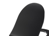 Pressalit sway d m/soft close - og lift off sort. Med kip-beslag