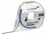 Inddelingstape Legamaster sort 2,5mmx16m 7-4332 - (16 meter pr. stk.)