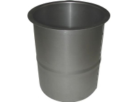 KIERULFF Metalbestos røgrør 6 - 130mm. længde 100 mm murbøsning - lige