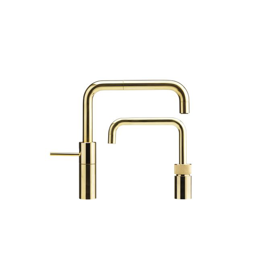 Quooker Nordic Square Twintaps sæt m. Pro3 VAQ B 3 l. - messing