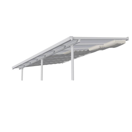 Palram - Canopia Gardiner til Feria terrasseoverdækning 9 m2 (3x3,05 m) - 540-154