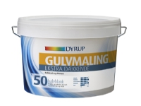 DYRUP GULVMALING - EKSTRA DÆKKENDE - HVID - 2,25L