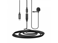 Walimex 22919, Clip-on mikrofon, 40 dB, 50 - 20000 Hz, 76 dB, Omniretningsbestemt, Ledningsført