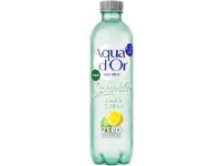 Mineralvand Aqua d'Or Lime og Citron 0,5 ltr med Brus,12 fl x 0,5 ltr/krt