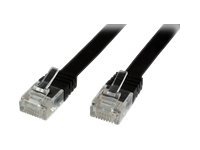 MicroConnect UltraFlat - Netværkskabel - RJ-45 (han) til RJ-45 (han) - 1 m - UTP - CAT 6 - booted, flad - sort