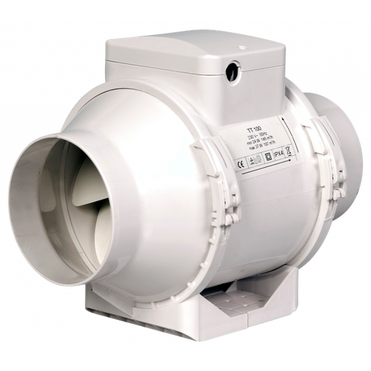 Duka kanalventilator EL125TT hvid