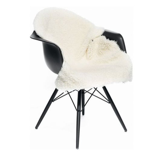 New Zealandske Lammeskind Hvid 60 x 95 cm