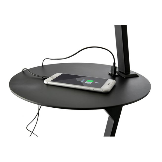 Sompex Gulvlampe Tabulo II Sort - Højde 155 cm