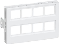LAURITZ KNUDSEN Dataudtag CLICLINE® T7 for 8 Actassi® konnektorer Farve: hvid
