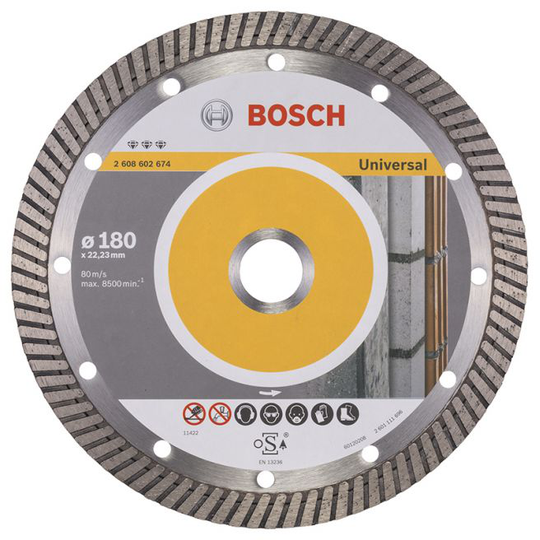 Bosch Diamantskive 180mm Best Universal Turbo - 2608602674