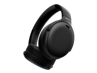 JVC HA-S100N - Hovedtelefoner med mik. - fuld størrelse - Bluetooth - trådløs, kabling - aktiv støjfjerning - 3,5 mm jackstik - sort