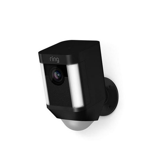 Ring Spotlight Overvågningskamera t. batteri Sort