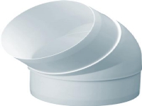 MAICO Easipipe 100 bøjning 45° til plastkanal ø100 mm.
