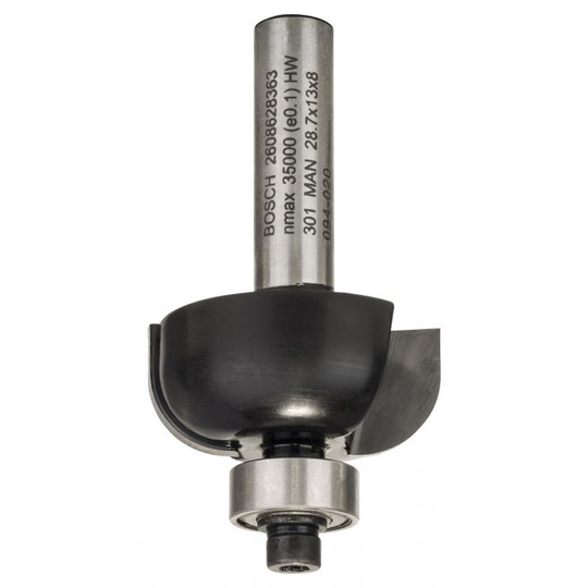 Bosch Fræser Hulkel M. Kleje Hm 8 Mm L13 Mm R8 - 2608628363