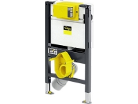 Viega Prevista Dry WC-element i højde 820 mm og bredde 500 mm - vægunderstøttet & top/frontbetjent med kompatible betjeningsplader