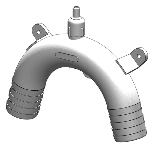 Tru-design Vakumventil 38 mm Hvid Komposit