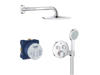 Grohe GRT SmrtCtrl sp Rund+brs - Grohtherm SmartControl Brusesæt med hovedbruser 34743000