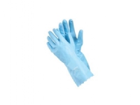 Handske Tegera 8180 str. S med bomuldsfor PVC blå - (10 stk.)