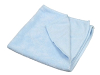 Microfiberklud blå 40x40cm 10stk/pak - (10 stk.)