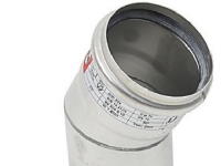 Blücher bøjn.30.0gr.75mm - m.O-ring AISI 316L.Syrefast stål